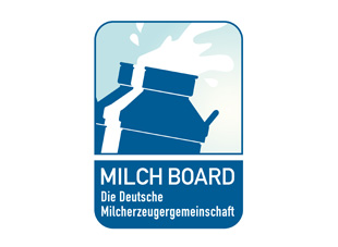 Logoentwicklung für die Deutsche Milcherzeugergemeinschaft 'Milchboard'