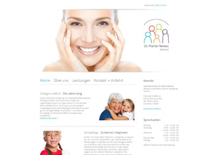 Webseite Zahnarztpraxis Dr. Nemec