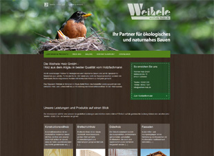 Neue Webseite der Weihele Holz GmbH
