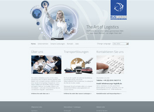 3-sprachige Website für die Firma RusCargo Logistik & Transport GmbH