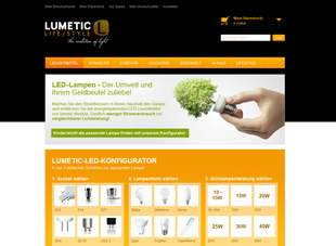 Lumetic Lifestyle Webshop