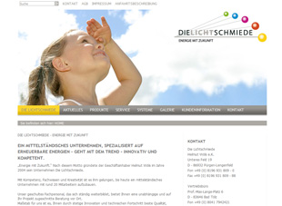 Neue Website für Die Lichtschmiede aus Pürgen-Lengenfeld
