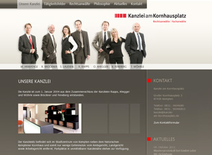 Neuer Internetauftritt der Kanzlei am Kornhausplatz in Kempten
