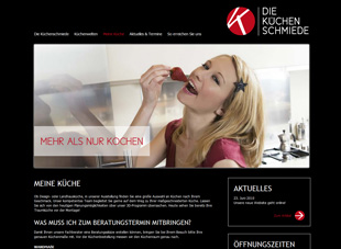 Neuer Internetauftritt für das Küchenstudio 'Die Küchenschmiede' in Zetel