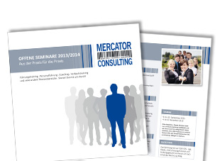 Seminarbroschüre für Mercator Consulting GmbH München