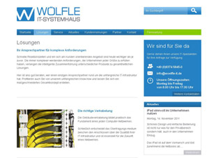 Neue Webseite woelfle-it.de